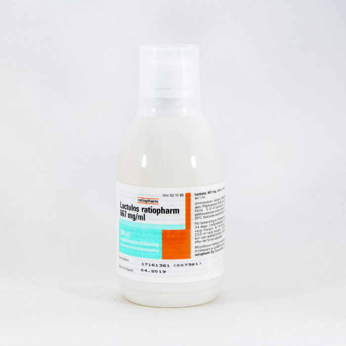 LACTULOS RATIOPHARM oraaliliuos 667 mg/ml 300 ml kuva 2