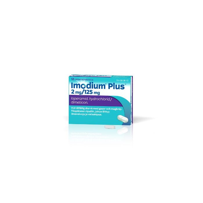 IMODIUM PLUS tabletti 2/125 mg 12 fol kuva 4