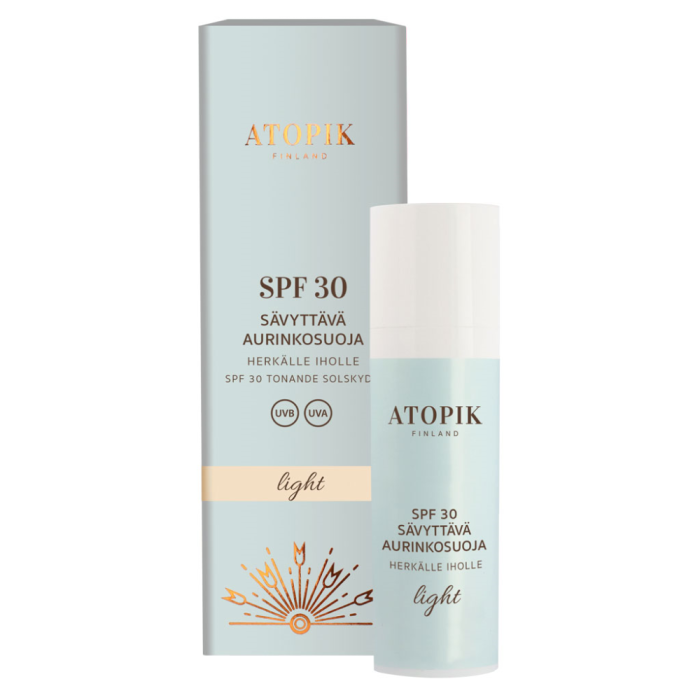 Atopik Sävyt. Aurinkosuoja SPF 30 light 30 ml kuva 2