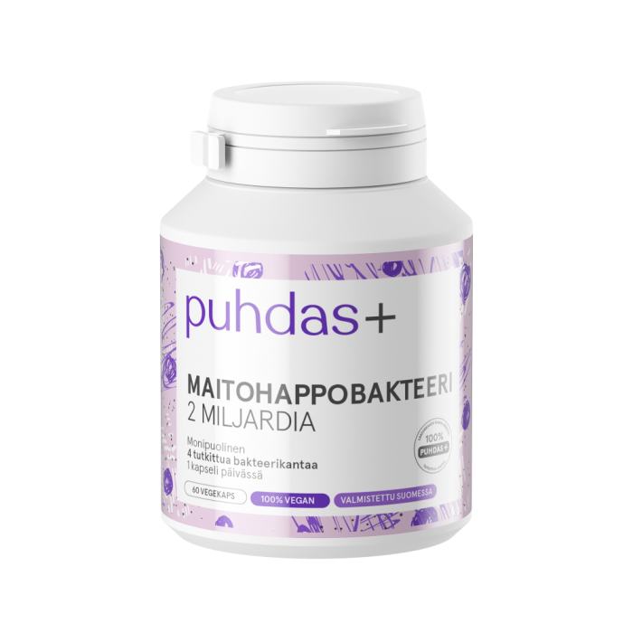 Maitohappobakteeri 2 mrd. 60 kaps