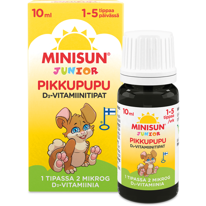 Minisun D-vitamiini tipat 10 ML kuva 2