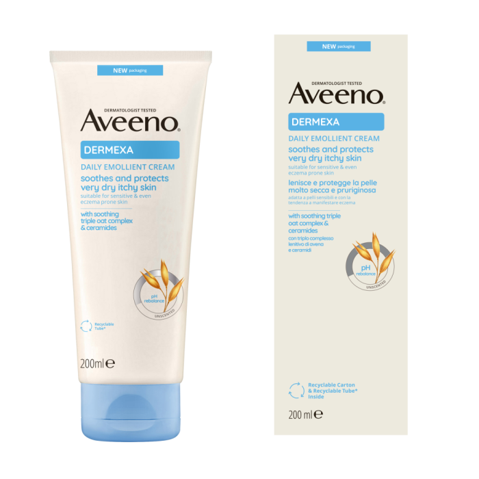 AVEENO DERMEXA DAILY EMOLLIENT CREAM  200 ML bild 10