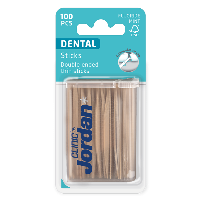 1000020694_Clinic_by_Jordan_Double_Ended_Thin_Sticks_hammastikku_100_kpl_pakkauskuva_Pakkauskuva22355_png