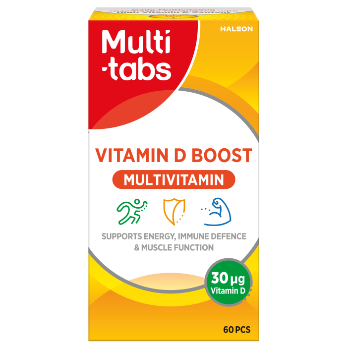 Multi-tabs vitamin D boost multivitamin 60 kpl bild 4