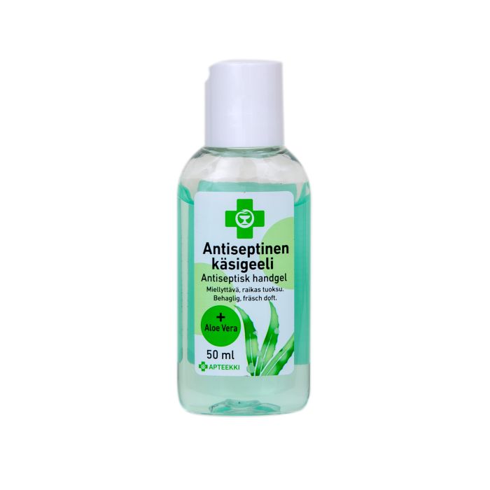 APTEEKKI Antiseptinen käsigeeli +Aloe Vera 50 ml