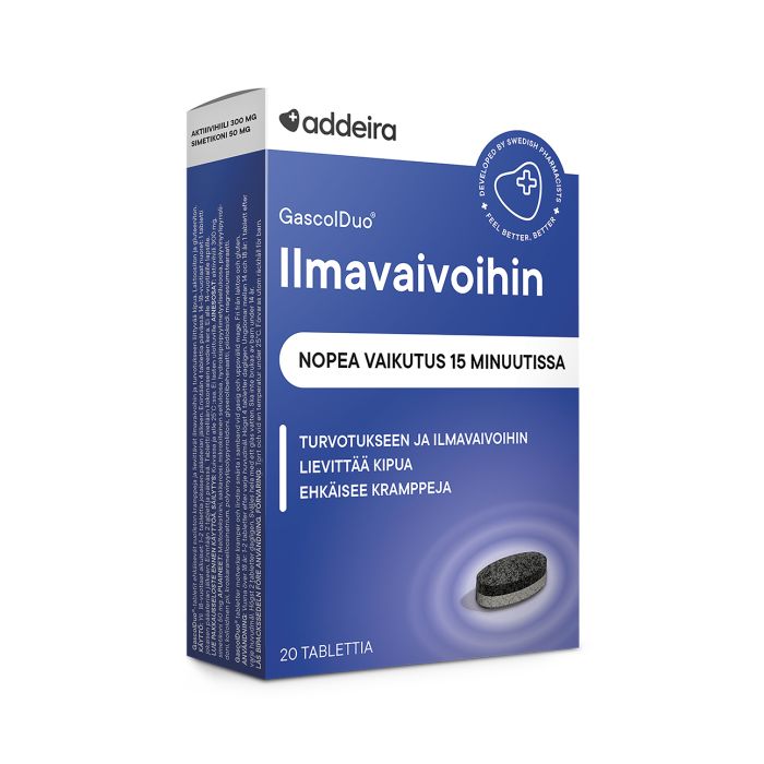GascolDuo ilmavaivoihin 20 tablettia kuva 2