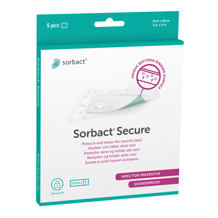 Sorbact Secure 8cm x 10cm CE 98148 5 kpl bild 2