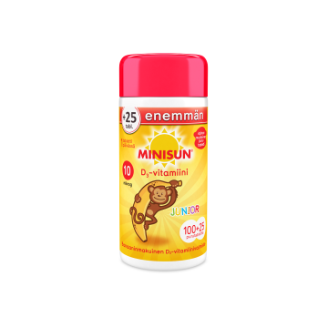 Minisun 10 mikrog Junior Apina banaani  100+25 125 tabl