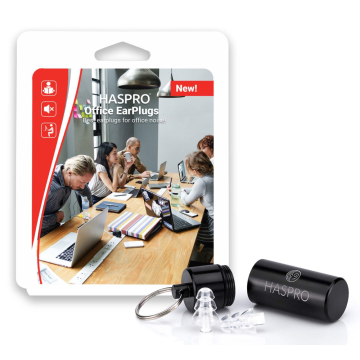 Haspro OFFICE silikonikorvatulpat 1 pari
