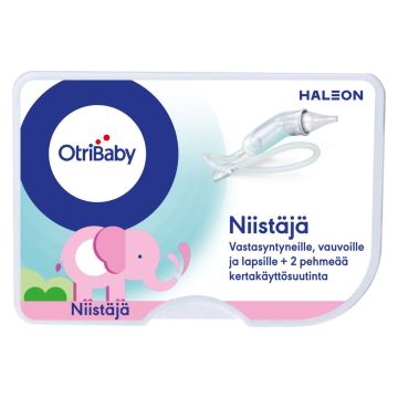 OtriBaby Niistäjä + 2 suutinta (aspirator + 2 refills) 1 kpl
