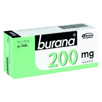 BURANA 200 mg tabl, kalvopääll 30 fol