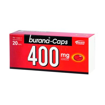 BURANA-CAPS 400 mg kaps, pehmeä 20 fol