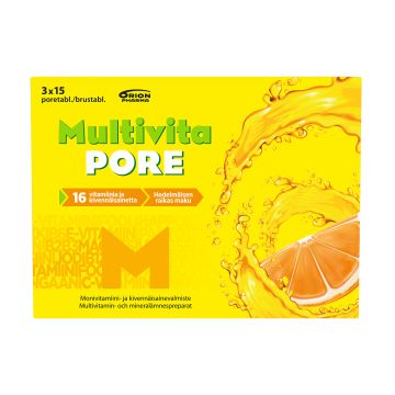Multivita Pore monivitamiini 45 poretabl