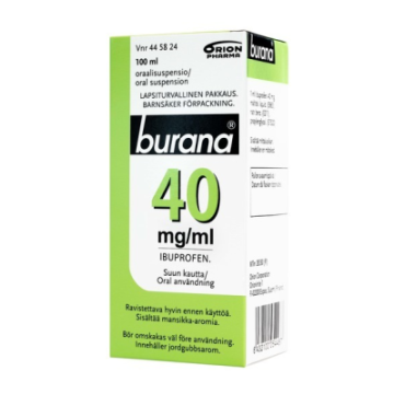 BURANA oraalisuspensio 40 mg/ml 100 ml