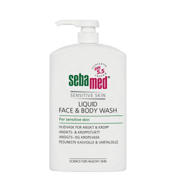 SEBAMED LIQUID FACE&BODY WASH PESUNESTE  PUMPPUPULLO 1000 ML
