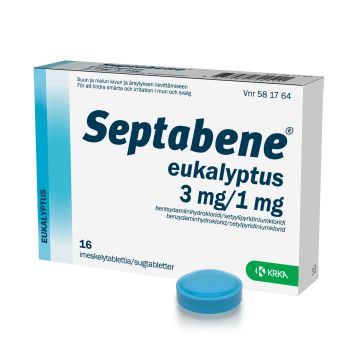 SEPTABENE EUKALYPTUS 3/1 mg imeskelytabl 16 fol