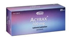 ACYRAX 200 mg tabl 25 fol