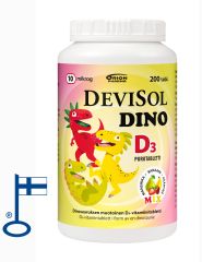 Devisol Dino mix 10 mikrog 200 purutabl