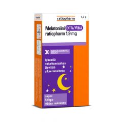 Melatoniini Extra Vahva ratiopharm 1,9 mg suussaliukeneva kalvo 30 kpl