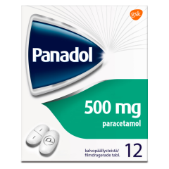 PANADOL 500 mg tabl, kalvopääll 12 fol