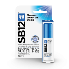 SB12 Orig. Suusuihke Minttu/Menthol 15 ml