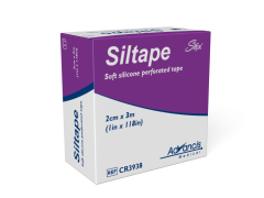 Siltape lääkinnäl. silikoniteippi 2cmx3m 1 kpl